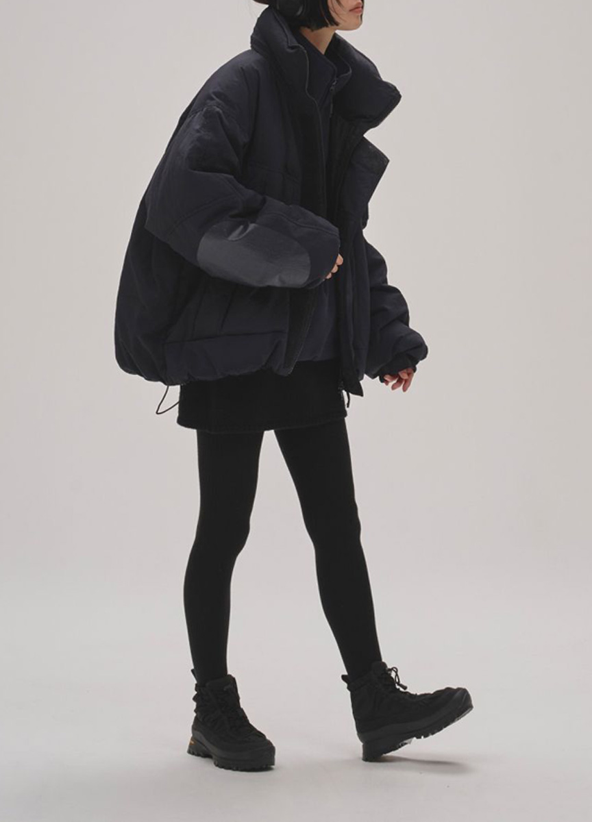 素材拼接機能短靴